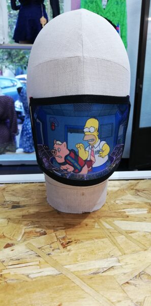 Máscarilla Homer puerco araña 