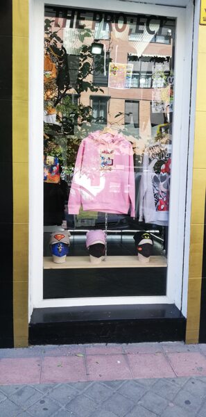 Sudadera rosa algodón diseño pato Donald 